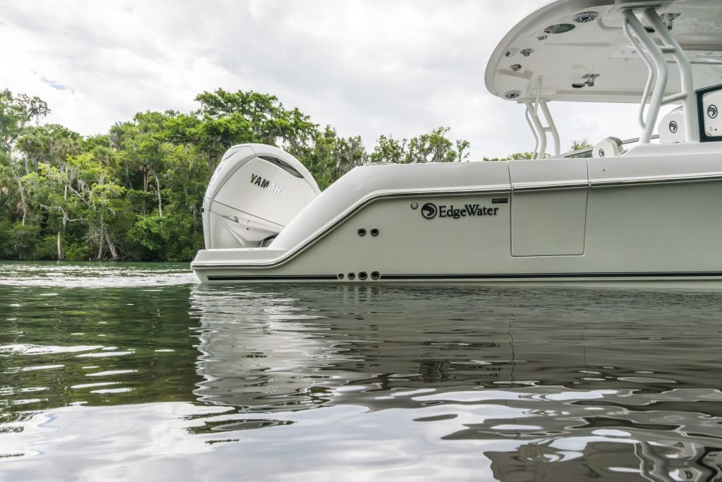EdgeWater dual console family boat — 310SC incoming