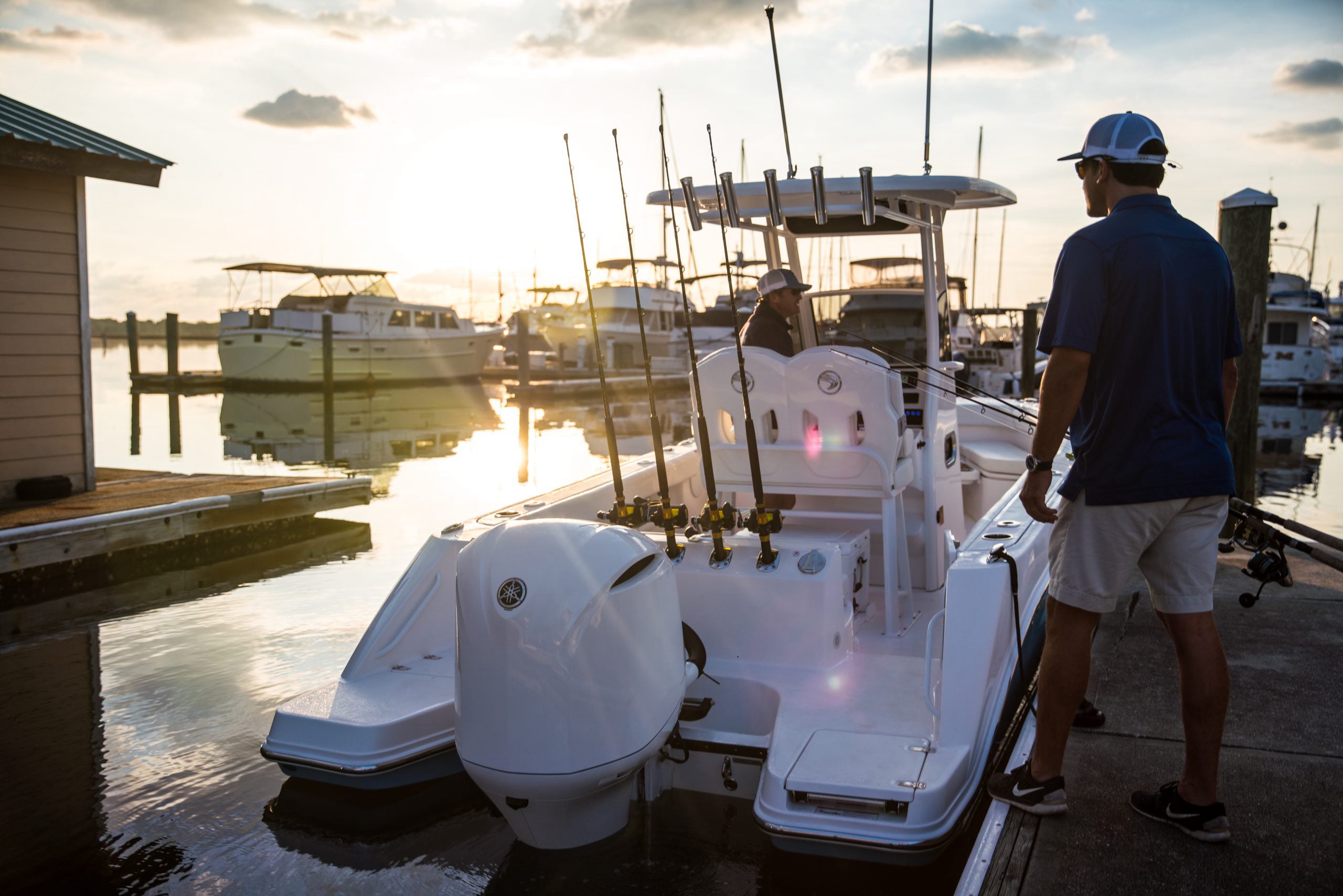 EdgeWater boats Dubai unsinkable centre console GCC